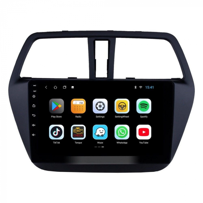 Navigatie Suzuki S Cross 2012 - 2017 Android 14 , 4GB RAM , Procesor Quad Core , Wireless Carplay si Android auto , Display HD Touchscreen, Wi-Fi , Bluetooth, USB [4]
