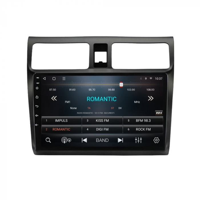 Navigatie Suzuki Swift din 2003-2010 Android 14 , 4GB RAM , Procesor Quad Core , Wireless Carplay si Android auto , Display HD Touchscreen, Wi-Fi , Bluetooth, USB [3]