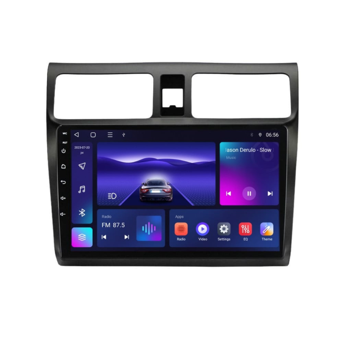 Navigatie Suzuki Swift din 2003-2010, Rezolutie 2K, Display QLED 9.5 inch, 4GB RAM si 64GB ROM, Android, Procesor Octacore, Slot sim 4G, Sunet DSP, Wireless Carplay si Android Auto, Camera Marsarier, [2]
