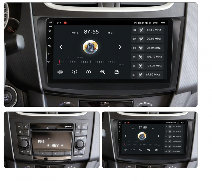 Navigatie Suzuki Swift din 2010-2017 Android 14 , 1GB RAM Carplay [4]