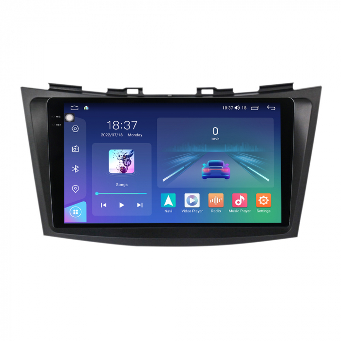 Navigatie Suzuki Swift din 2010-2017, Android 14 , 4GB RAM, Octacore, Slot Sim 4G, DSP, GPS, Wi-FI, Carplay, Android Auto, USB, Bluetooth, Waze, Touchscreen, 9 inch [4]