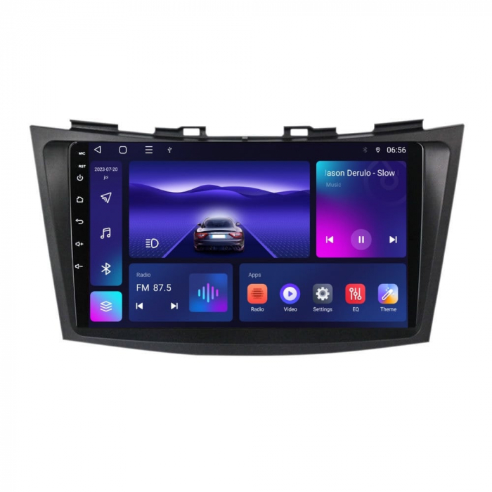 Navigatie Suzuki Swift din 2010-2017 Android 14 , 4GB RAM , Procesor Quad Core , Wireless Carplay si Android auto , Display HD Touchscreen, Wi-Fi , Bluetooth, USB [1]