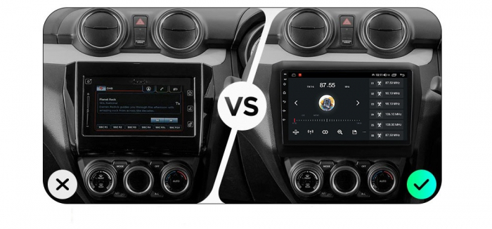 Navigatie Suzuki Swift din 2016-2022, Android 14, Wireless Carplay si Android Auto, 2GB RAM si 32GB ROM, Display IPS 9 inch, Camera Marsarier, Internet, Aplicatii, Wi Fi, Usb, Bluetooth [4]