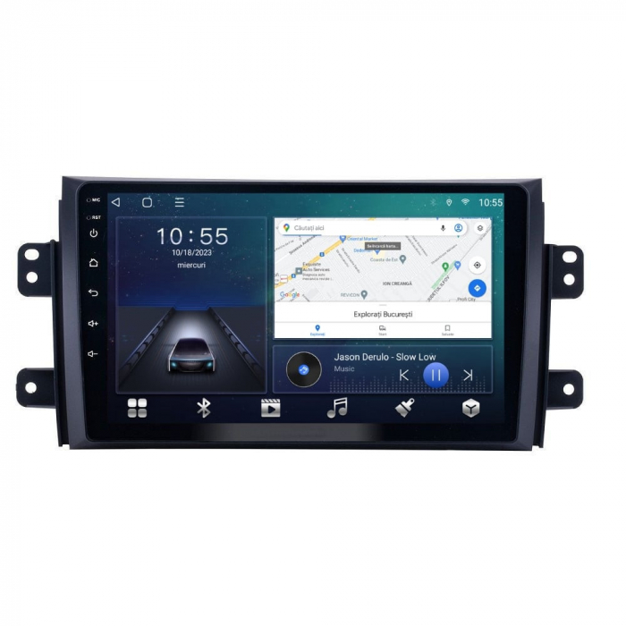 Navigatie Suzuki SX4 din 2006-2014 Android 14 , 4GB RAM , Procesor Quad Core , Wireless Carplay si Android auto , Display HD Touchscreen, Wi-Fi , Bluetooth, USB [2]