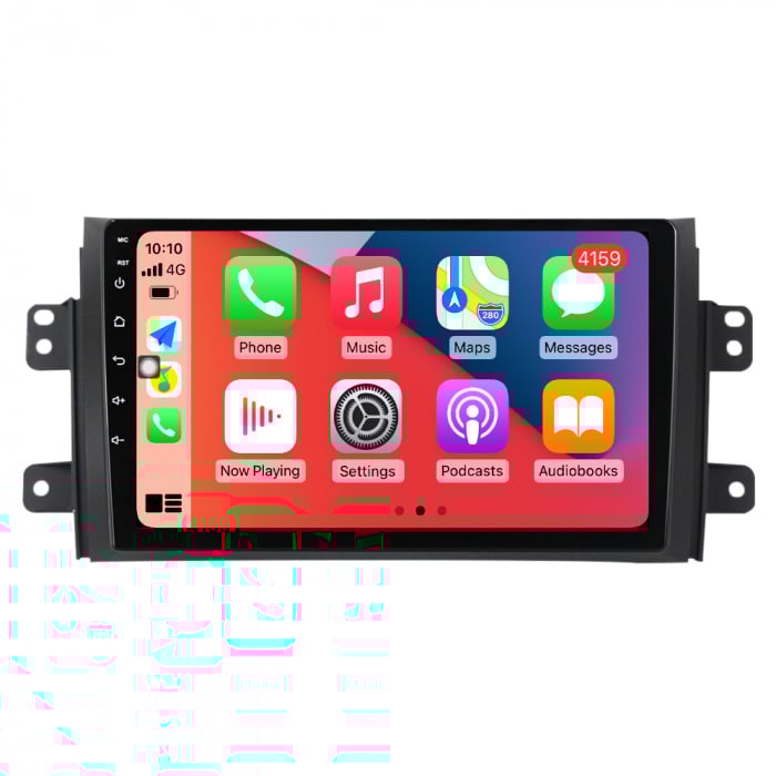 Navigatie Suzuki SX4 din 2006-2014, Rezolutie 2K, Ecran QLED 9.5 inch, 8GB RAM si 128GB ROM, Android, Procesor Octacore, Slot sim 4G, Sunet DSP, Wireless Carplay si Android Auto [5]