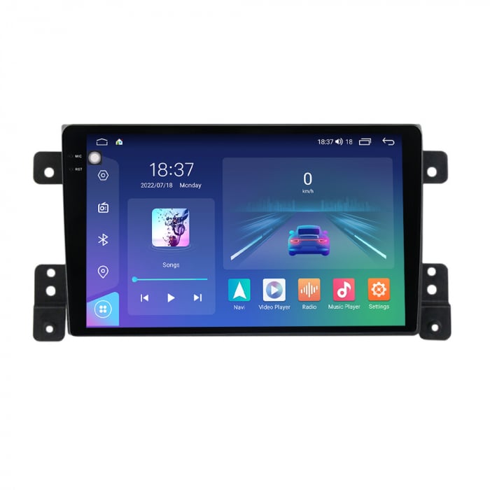 Navigatie Suzuki Vitara din 2005-2015 Android 14 , 4GB RAM , Procesor Quad Core , Wireless Carplay si Android auto , Display HD Touchscreen, Wi-Fi , Bluetooth, USB [4]