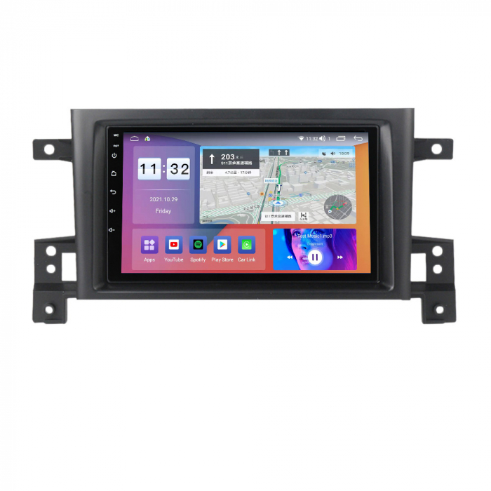 Navigatie Suzuki Vitara din 2005-2015, Wireless Carplay si Android Auto, 2GB RAM si 32GB ROM, Display IPS 9 inch, Camera Marsarier, Internet, Aplicatii, Wi Fi, Usb, Bluetooth [2]