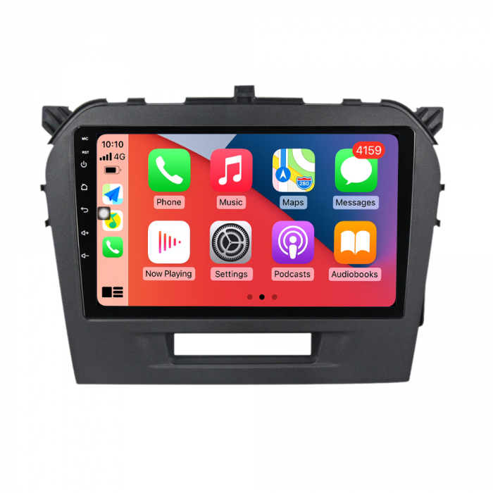 Navigatie Suzuki Vitara din 2014-2019, Android 14, Wireless Carplay si Android Auto, 2GB RAM si 32GB ROM, Display IPS 9 inch, Camera Marsarier, Internet, Aplicatii, Wi Fi, Usb, Bluetooth [3]