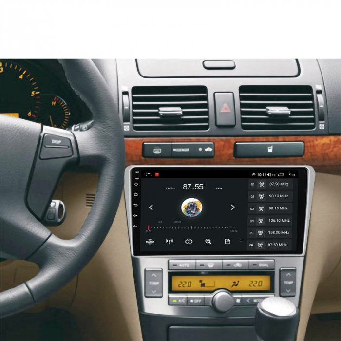 Navigatie Toyota Avensis din 2002 - 2008, 4GB RAM si 64GB ROM, Ecran QLED 9 inch, Android 14, Procesor Octacore, Slot sim 4G, Sunet DSP, Wireless Carplay si Android Auto, Camera Marsarier [2]