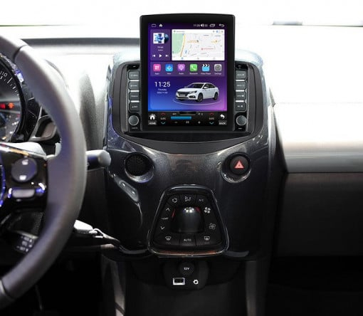 Navigatie TOYOTA AYGO ,2014 - 2021, Ecran TESLA 9.5 inch, 4 GB RAM si 64 GB ROM, Slot Sim 4G, Procesor Octa Core, Carplay integrat, Procesor Sunet Digital DSP, Android [4]