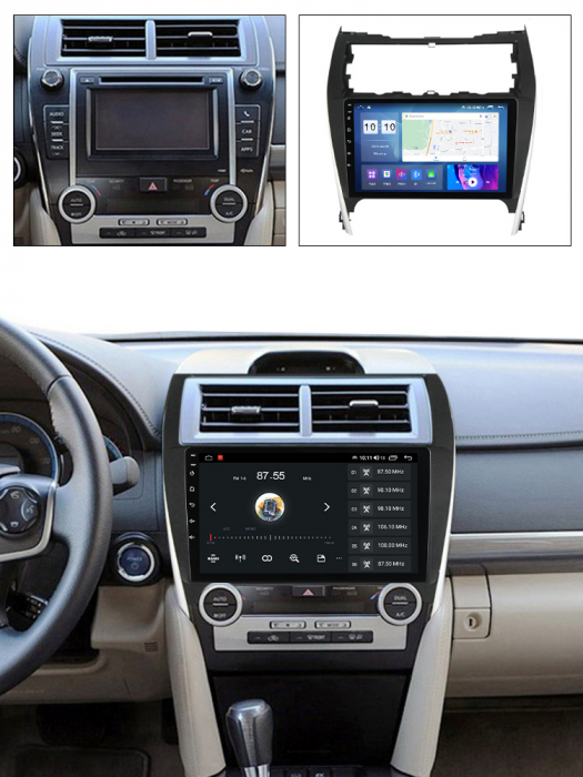 Navigatie Toyota Camry 2012-2014 Android 14 , 4GB RAM+32GB ROM QLED [3]