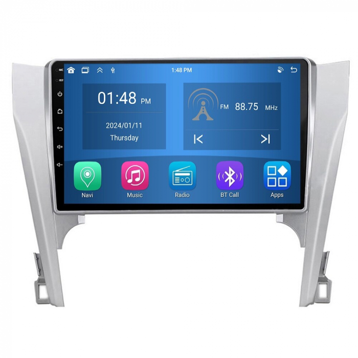 Navigatie Toyota Camry 2015 - 2017 Android 14 , 4GB RAM , Procesor Quad Core , Wireless Carplay si Android auto , Display HD Touchscreen, Wi-Fi , Bluetooth, USB [3]