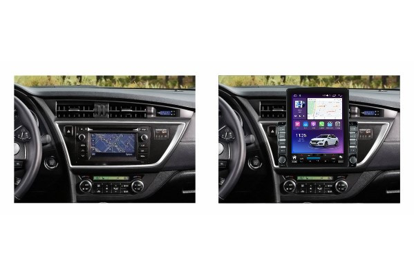 Navigatie Toyota Corolla 11 Auris E180 , 2017 - 2018 Ecran TESLA 9.7 inch, 8 GB RAM si 128 GB ROM, Android 15, Slot Sim 4G, Procesor Octa Core, Carplay Wireless si Android auto, Procesor Sunet Digital [2]