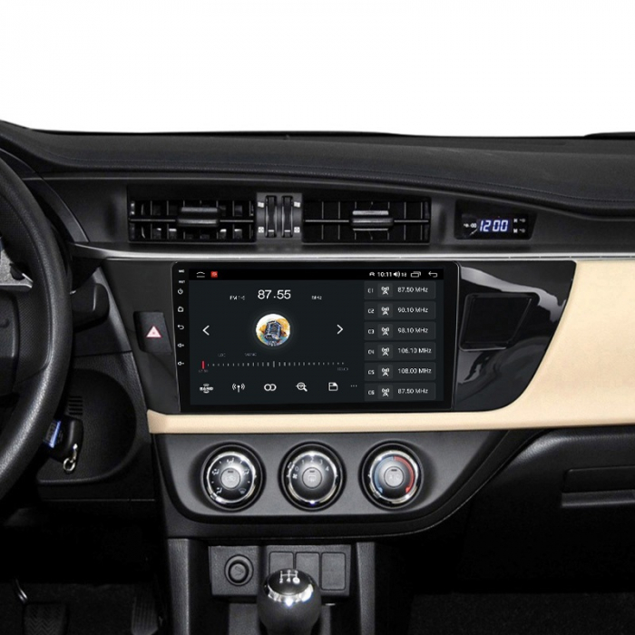 Navigatie Toyota Corolla Auris din 2013 - 2017, 8 GB RAM si 128 GB ROM, Slot Sim 5G, Procesor Octa Core, Carplay integrat, Procesor Sunet Digital DSP, Android, Aplicatii, Usb, Wi Fi, Bluetooth [4]