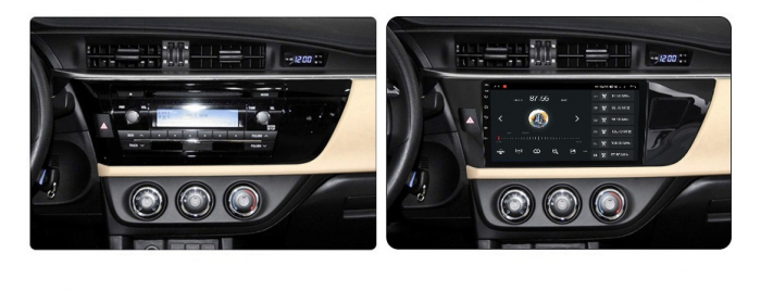 Navigatie Toyota Corolla Auris din 2013 - 2017, 8 GB RAM si 128 GB ROM, Slot Sim 5G, Procesor Octa Core, Carplay integrat, Procesor Sunet Digital DSP, Android, Aplicatii, Usb, Wi Fi, Bluetooth [5]