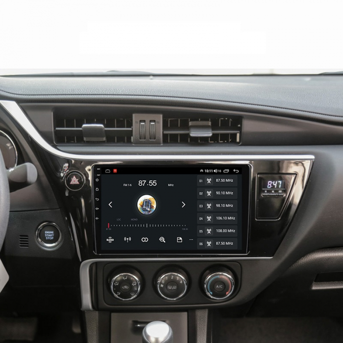 Navigatie Toyota Corolla Auris din 2017-2019, Android 14 , 4GB RAM, Octacore, Slot Sim 4G, DSP, GPS, Wi-FI, Carplay, Android Auto, USB, Bluetooth, Waze, Touchscreen, 9 inch [2]