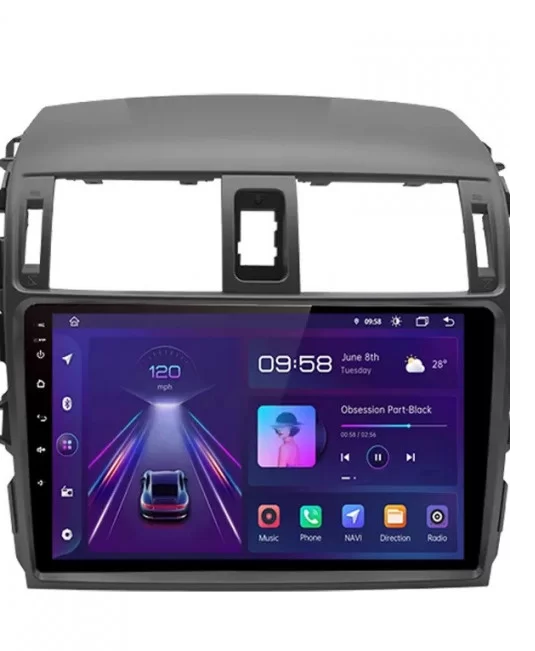Navigatie Toyota Corolla din 2006-2013 Android 14 , 4GB RAM , Procesor Quad Core , Wireless Carplay si Android auto , Display HD Touchscreen, Wi-Fi , Bluetooth, USB [1]