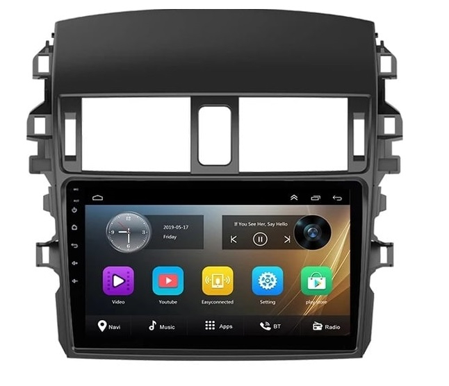 Navigatie Toyota Corolla din 2006-2013 Android 14 , 4GB RAM , Procesor Quad Core , Wireless Carplay si Android auto , Display HD Touchscreen, Wi-Fi , Bluetooth, USB [2]