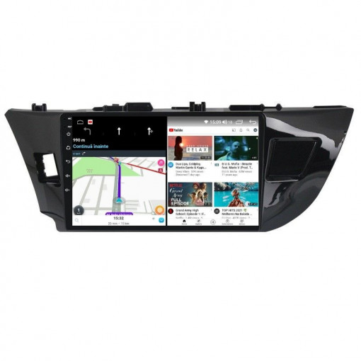 Navigatie Toyota Corolla din 2012-2016 Android 14 , 4GB RAM , Procesor Quad Core , Wireless Carplay si Android auto , Display HD Touchscreen, Wi-Fi , Bluetooth, USB [3]