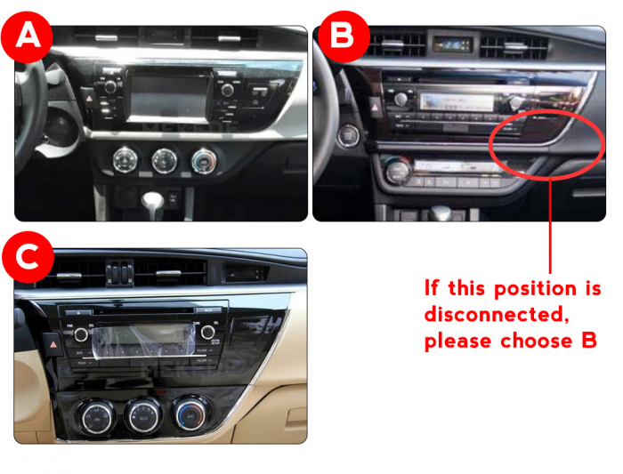 Navigatie Toyota Corolla din 2012-2016, Rezolutie 2K, Ecran QLED 9.5 inch, 8GB RAM si 128GB ROM, Android, Procesor Octacore, Slot sim 4G, Sunet DSP, Wireless Carplay [2]