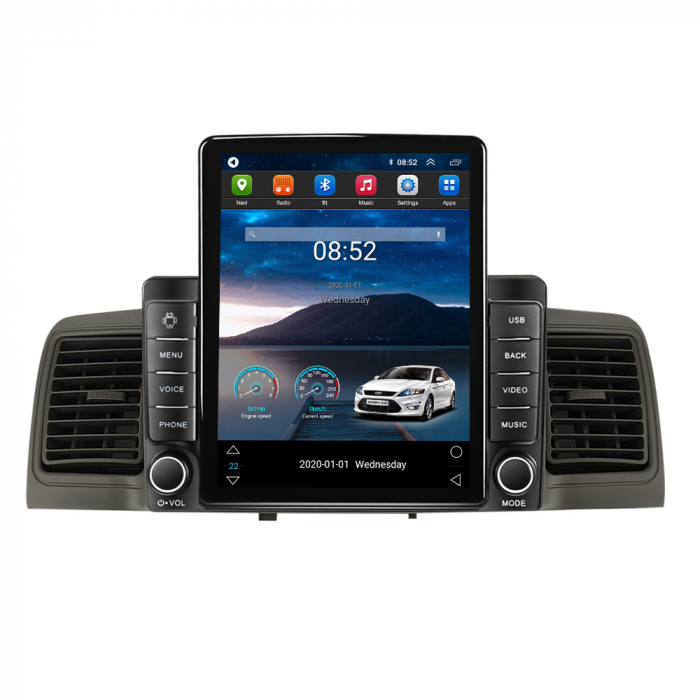 Navigatie Toyota Corolla EX 2007-2012 Android 14 , 2GB RAM Ecran Tesla [3]
