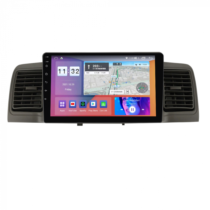 Navigatie Toyota Corolla EX 2007-2012 Android 14 , 2GB RAM QLED Carplay [2]