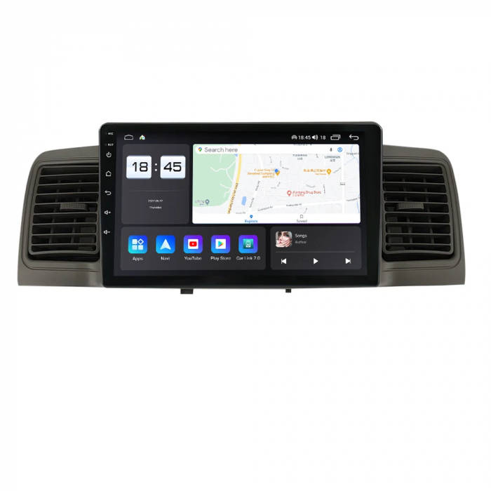Navigatie Toyota Corolla EX 2007-2012 Android 14 , 2GB RAM QLED Carplay [4]