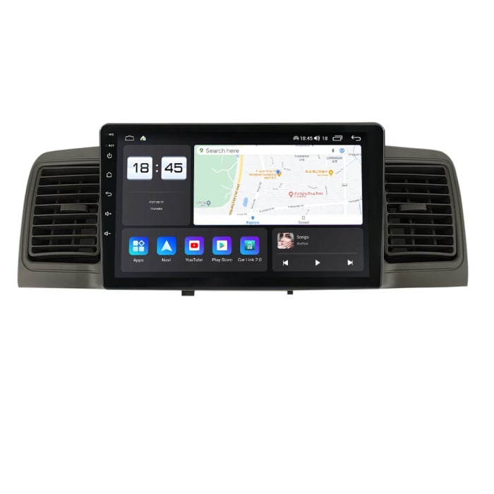 Navigatie Toyota Corolla EX 2007 - 2012 Android 14 , 4GB RAM , Procesor Quad Core , Wireless Carplay si Android auto , Display HD Touchscreen, Wi-Fi , Bluetooth, USB [4]