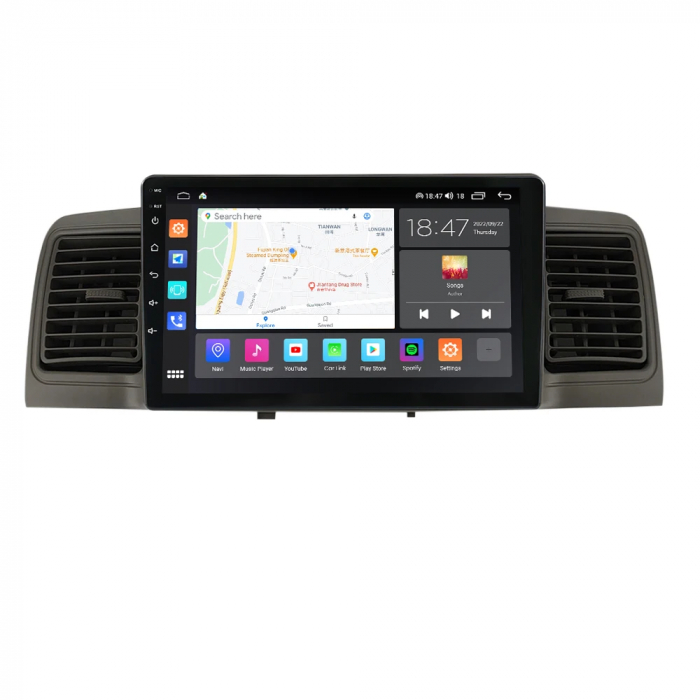 Navigatie Toyota Corolla EX 2007-2012 Rezolutie 2K , 8GB RAM+128GB ROM QLED [2]