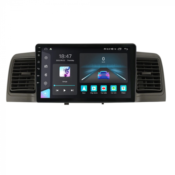 Navigatie Toyota Corolla EX 2007-2012 Rezolutie 2K , 8GB RAM+128GB ROM QLED [1]