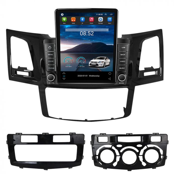 Navigatie Toyota Fortuner Hilux 2004-2014 , Ecran Tesla 9.7 inch , 2GB RAM [3]