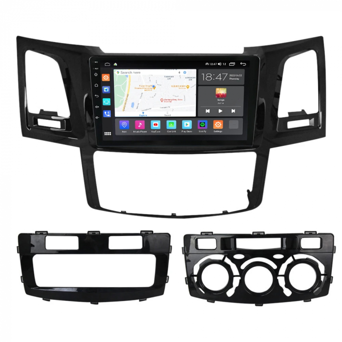 Navigatie Toyota Fortuner Hilux 2004-2014 Android 14 , 4GB RAM+32GB ROM QLED [4]