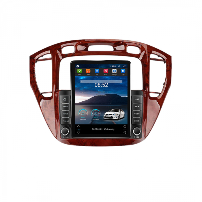 Navigatie Toyota Highlander 2000-2007 Ecran TESLA 9.7 inch, 8 GB RAM si 128 GB ROM, Android 15, Slot Sim 4G, Procesor Octa Core, Carplay Wireless si Android auto, Procesor Sunet Digital DSP, Aplic [2]