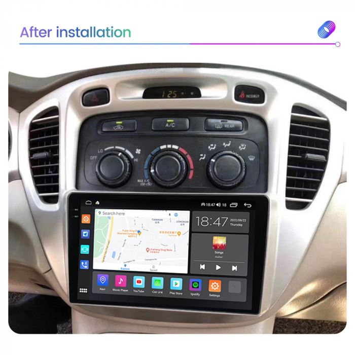 Navigatie Toyota Highlander 2000-2007 Rezolutie 2K , 4GB RAM+64GB ROM QLED [5]
