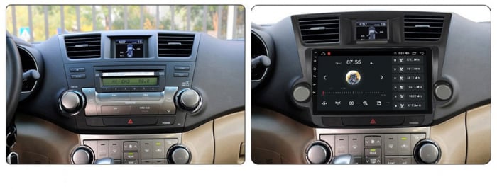 Navigatie Toyota Highlander ( 2007 - 2014 ) 4 GB RAM si 64 GB ROM, Slot Sim 4G, Procesor Octa Core, Carplay, Sunet DSP, Android, Aplicatii, Usb, Wi Fi, Bluetooth [4]