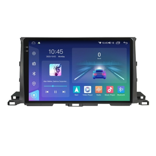 Navigatie Toyota Highlander ( 2009 - 2014 ) Android 14 , 4GB RAM , Procesor Quad Core , Wireless Carplay si Android auto , Display HD Touchscreen, Wi-Fi , Bluetooth, USB [1]