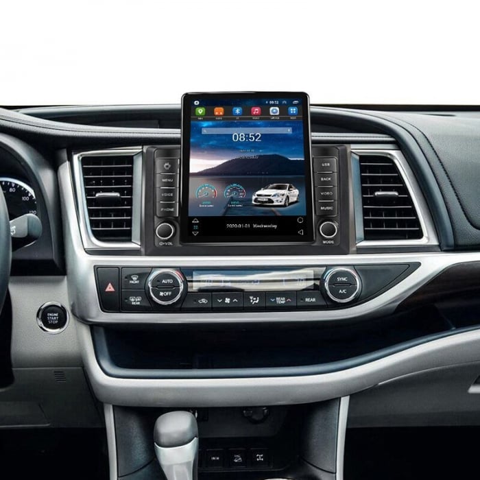 Navigatie Toyota Highlander din 2013 - 2019,Ecran TESLA 9.7 inch, 8 GB RAM si 128 GB ROM, Android 15, Slot Sim 4G, Procesor Octa Core, Carplay Wireless si Android auto, Procesor Sunet Digital DSP, Apl [3]