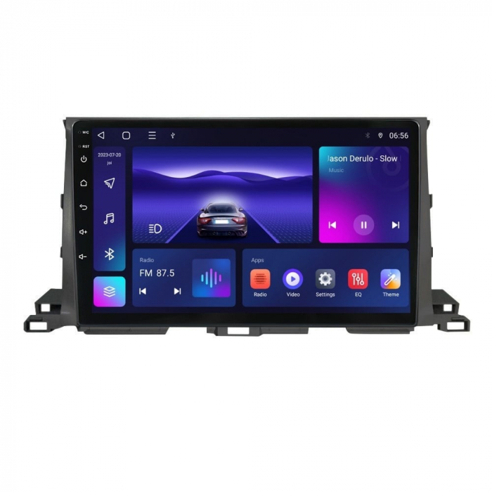 Navigatie Toyota Highlander din 2014-2018 Android 14 , 4GB RAM , Procesor Quad Core , Wireless Carplay si Android auto , Display HD Touchscreen, Wi-Fi , Bluetooth, USB [1]