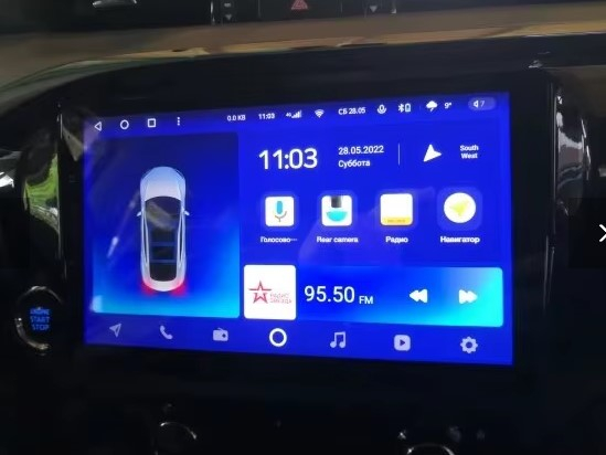 Navigatie Toyota Hilux ( 2015 - 2020 ) Android 14 , 4GB RAM , Procesor Quad Core , Wireless Carplay si Android auto , Display HD Touchscreen, Wi-Fi , Bluetooth, USB [7]