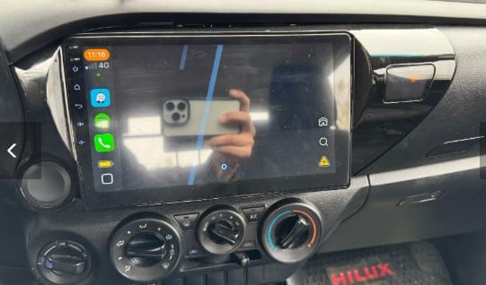 Navigatie Toyota Hilux din 2015 - 2020, 8GB RAM si 128GB ROM, Ecran QLED 9 inch, Android 14, Procesor Octacore, Slot sim 4G, Sunet DSP, Wireless Carplay si Android Auto, Camera Marsarier [8]