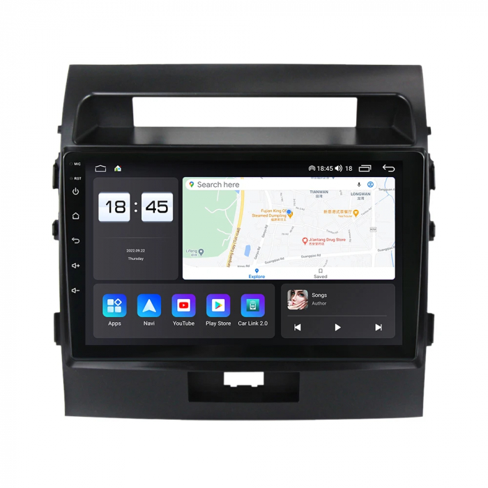 Navigatie Toyota Land Cruiser 200 2008-2015 Rezolutie 2K , 4GB RAM+64GB ROM QLED [6]