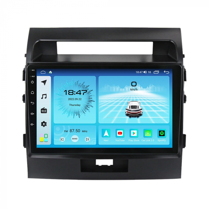 Navigatie Toyota Land Cruiser 200 2008-2015 Rezolutie 2K , 8GB RAM+128GB ROM QLED [4]