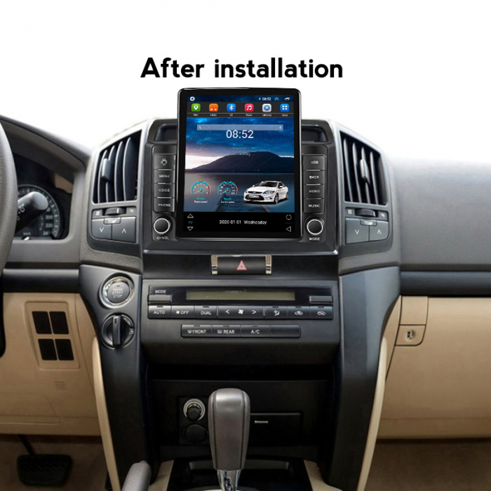 Navigatie Toyota Land Cruiser 200 2008-2015 Ecran TESLA 9.7 inch, 8 GB RAM si 128 GB ROM, Android 15, Slot Sim 4G, Procesor Octa Core, Carplay Wireless si Android auto, Procesor Sunet Digital DSP, Apl [4]