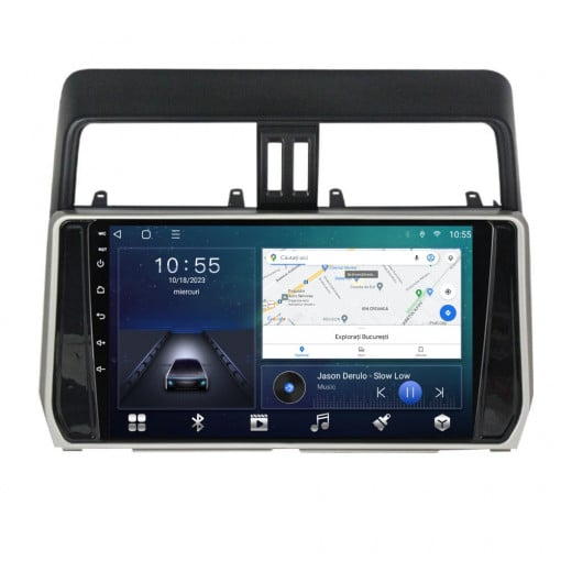 Navigatie Toyota Land Cruiser ( 2014 - 2017 ) Android 14 , 4GB RAM , Procesor Quad Core , Wireless Carplay si Android auto , Display HD Touchscreen, Wi-Fi , Bluetooth, USB [2]