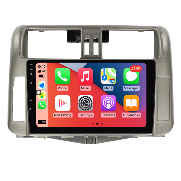 Navigatie Toyota Land Cruiser din 2014 - 2017, 8GB RAM si 128GB ROM, Ecran QLED 9 inch, Android 14, Procesor Octacore, Slot sim 4G, Sunet DSP, Wireless Carplay si Android Auto, Camera Marsarier [4]