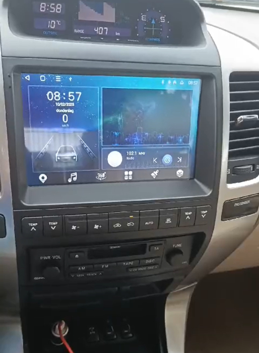 Navigatie Toyota Land Cruiser J120 Prado ( 2003 - 2009 ) , Clima integrata 4GB RAM si 64GB ROM, Ecran QLED 9 inch, Android 15, Procesor Octacore, Slot sim 4G, Sunet DSP, Wireless Carplay si Android Au [6]