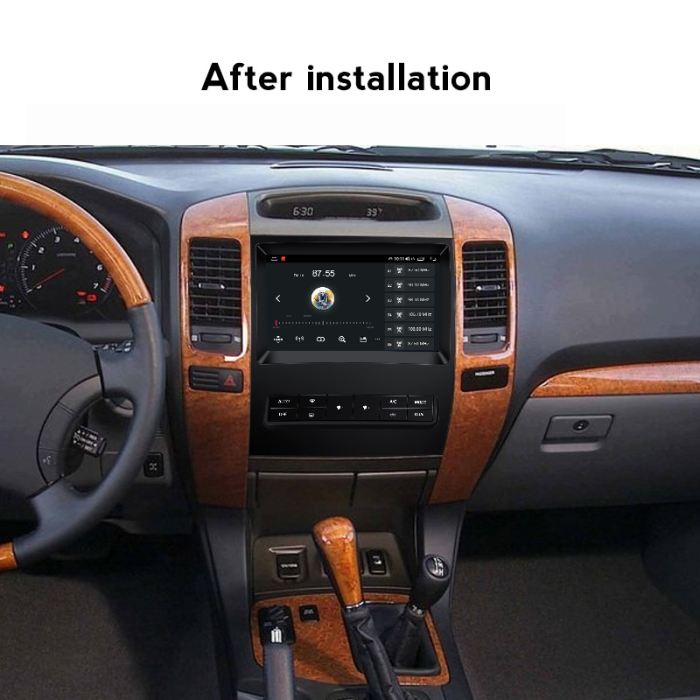 Navigatie Toyota Land Cruiser J120 Prado ( 2003 - 2009 ) , Clima integrata 8GB RAM si 128GB ROM, Ecran QLED 9 inch, Android 15, Procesor Octacore, Slot sim 4G, Sunet DSP, Wireless Carplay si Android A [3]