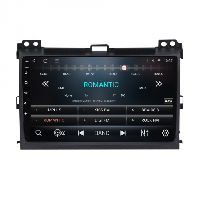 Navigatie Toyota Land Cruiser Prado din 2002 - 2009  Android 14 , 4GB RAM , Procesor Quad Core , Wireless Carplay si Android auto , Display HD Touchscreen, Wi-Fi , Bluetooth, USB [3]