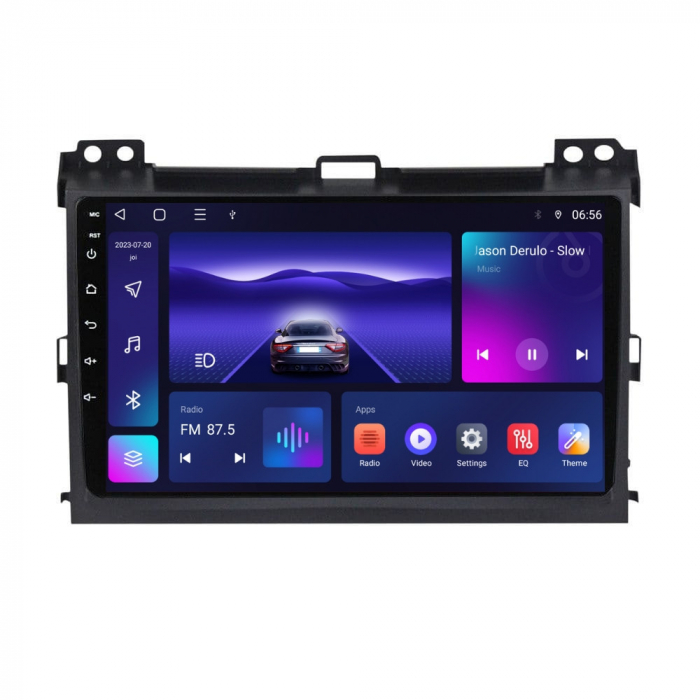 Navigatie Toyota Land Cruiser Prado din 2002 - 2009  Android 14 , 4GB RAM , Procesor Quad Core , Wireless Carplay si Android auto , Display HD Touchscreen, Wi-Fi , Bluetooth, USB [1]