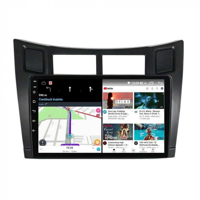 Navigatie Toyota Mark 2000 - 2007 Android 14 , 4GB RAM , Procesor Quad Core , Wireless Carplay si Android auto , Display HD Touchscreen, Wi-Fi , Bluetooth, USB [4]